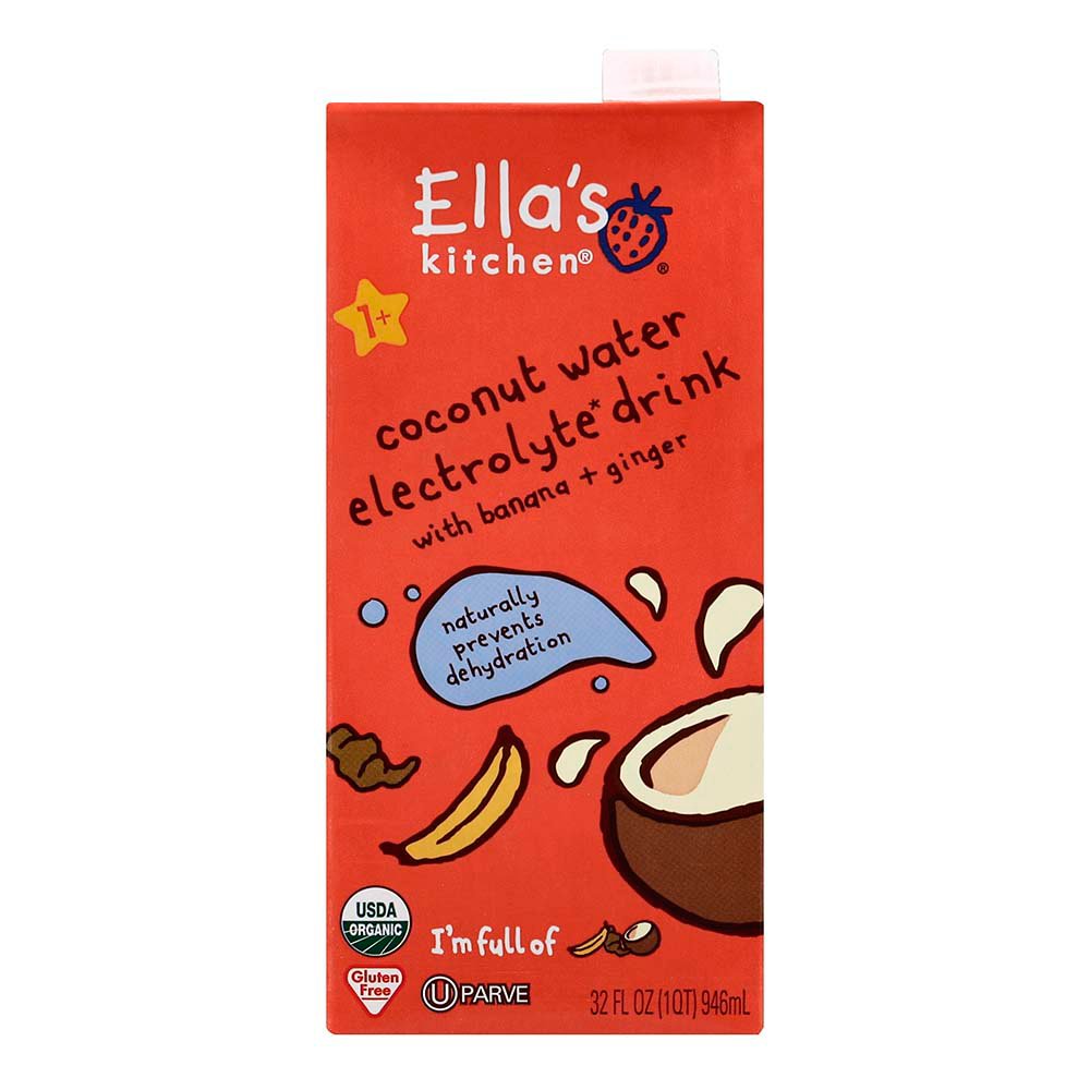 Ella's Kitchen Coconut Water Electrolyte Drink Banana & Ginger Shop