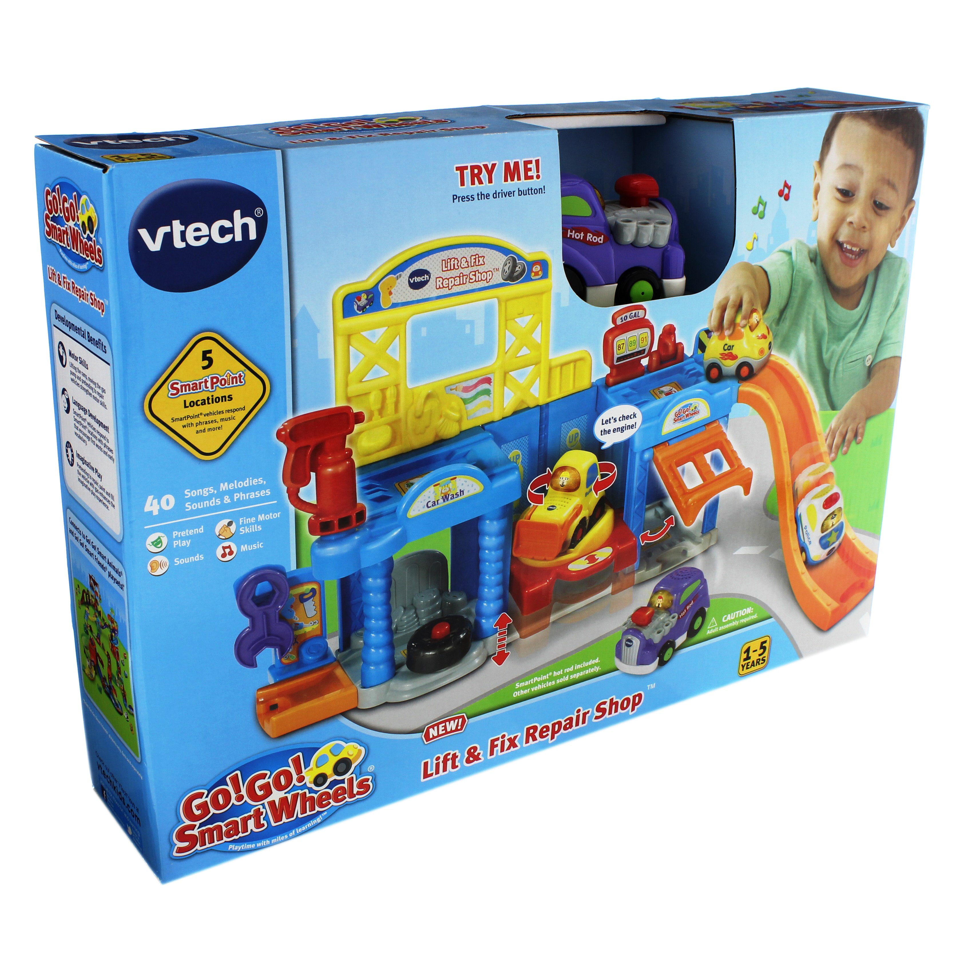 vtech go go smart wheels car wash playset