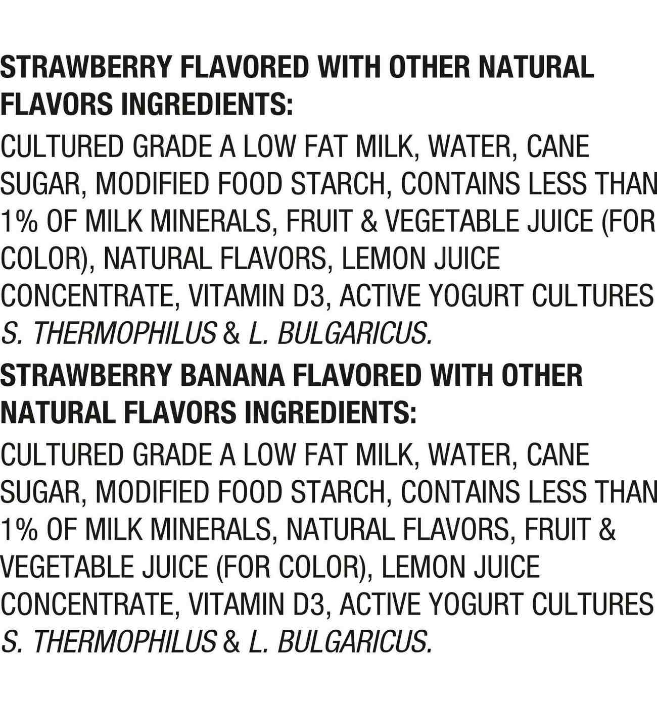 Dannon Danimals Smoothie 18 pk Bottles Variety Pack - Strawberry & Strawberry & Banana; image 8 of 8