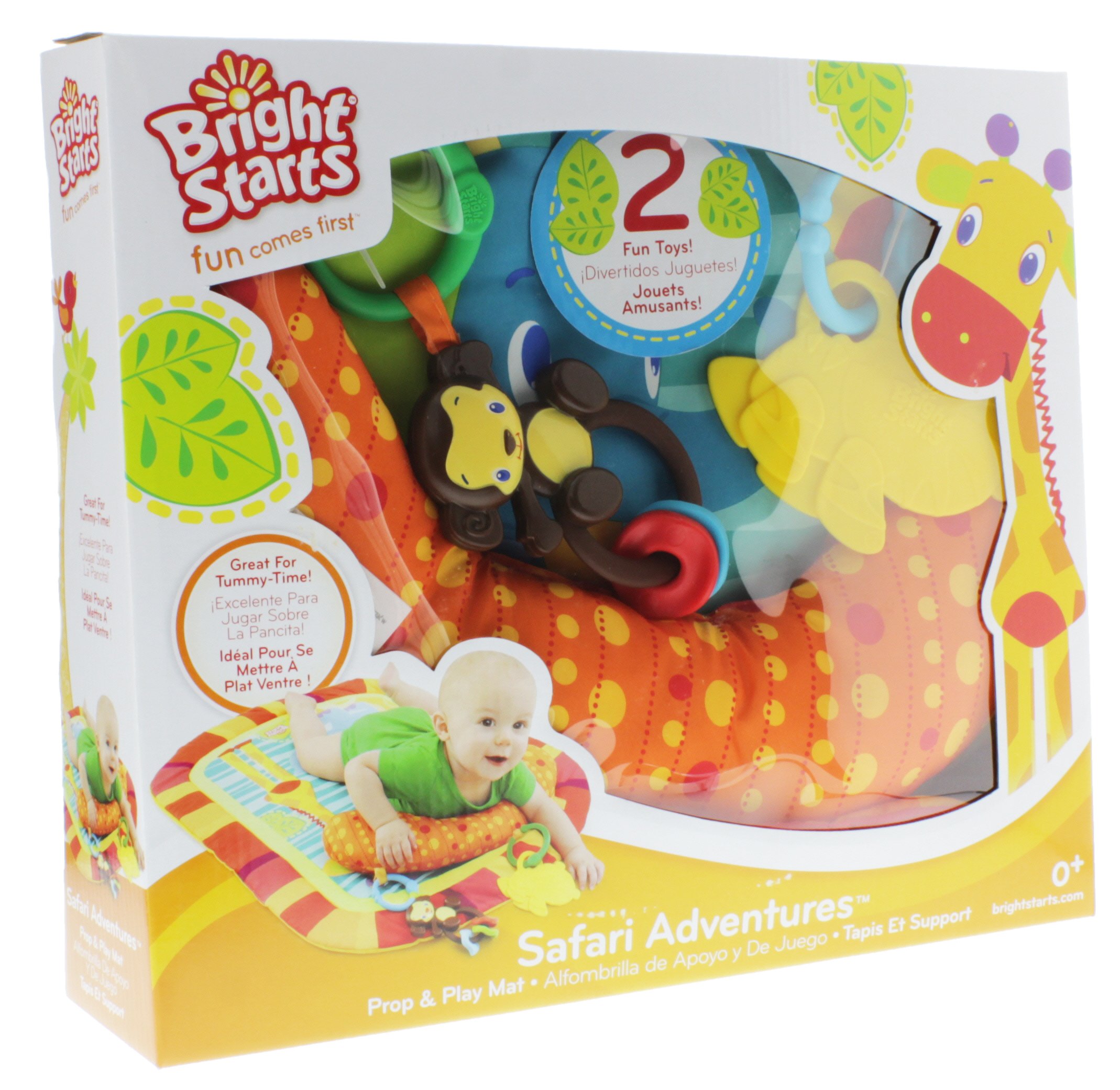 bright starts safari adventures prop and play mat