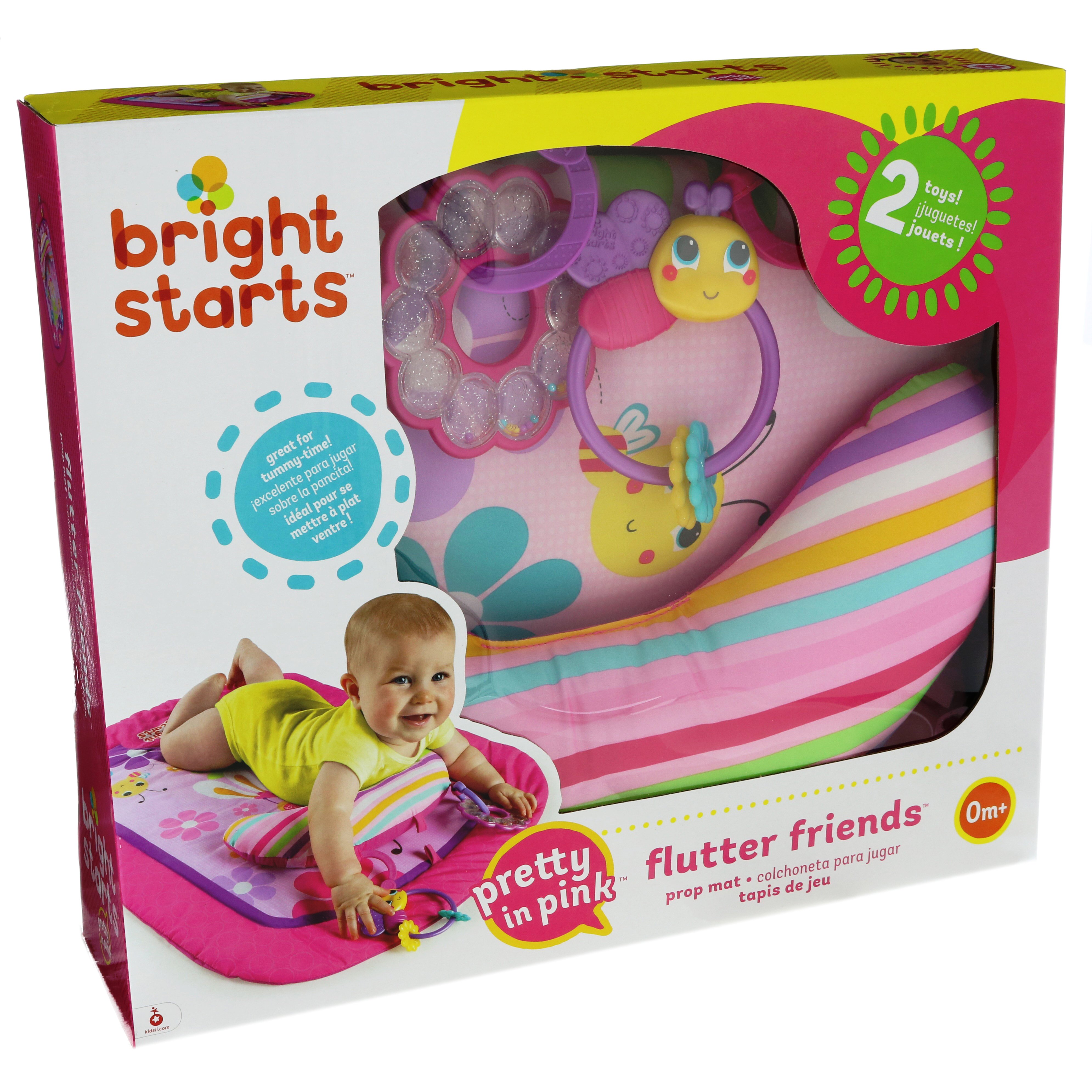 bright starts tummy time mat