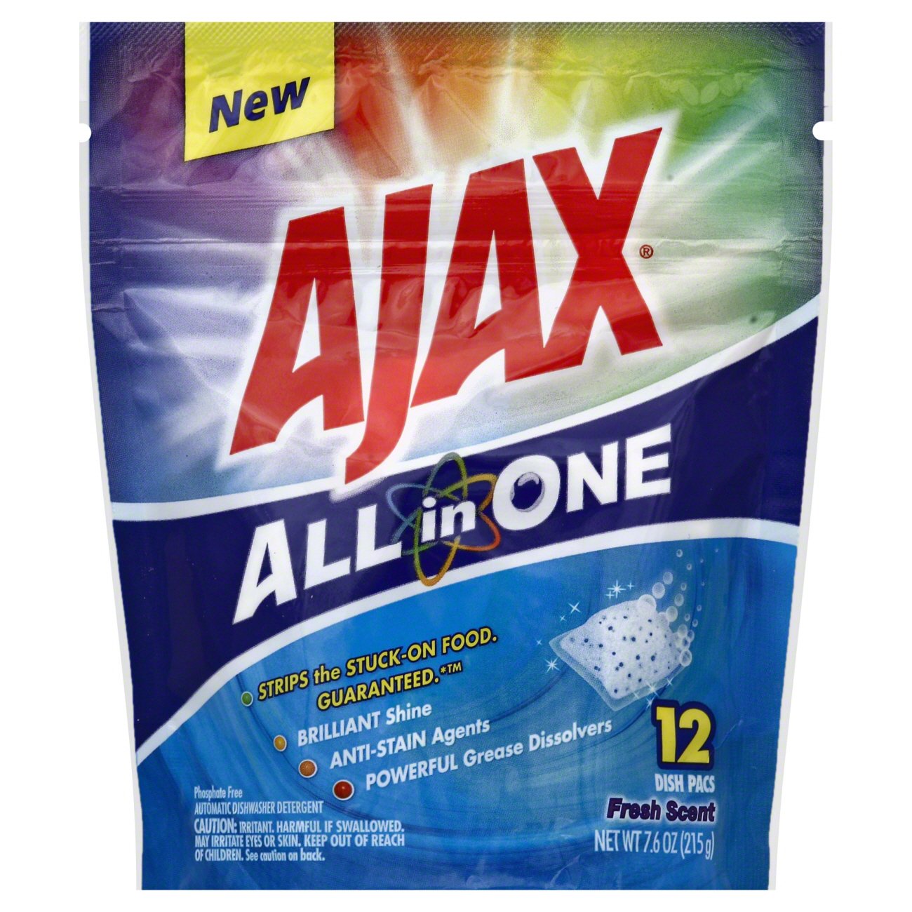 Ajax All In One Auto Dish Detergent Pacs Shop Dish Soap & Detergent