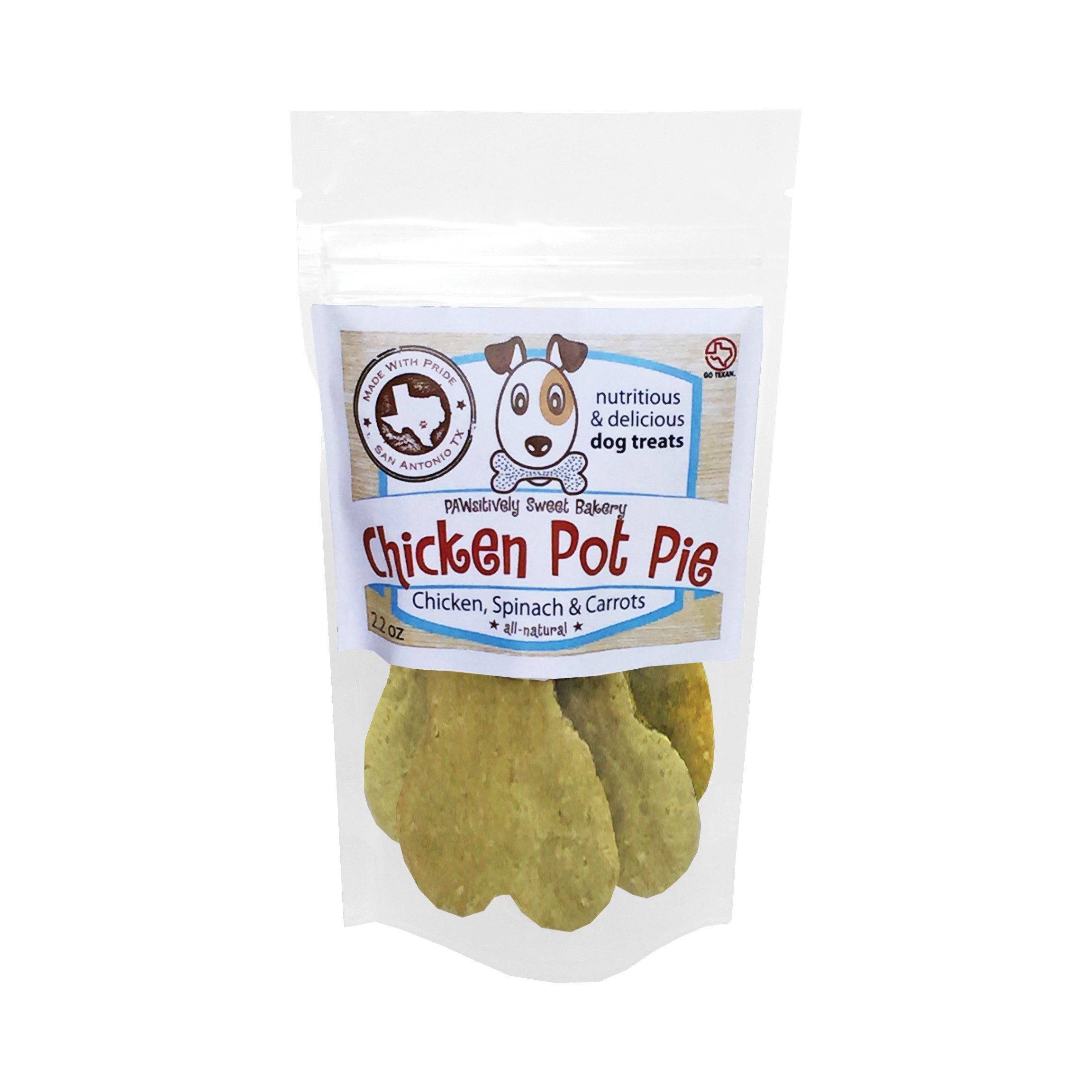 PAWsitively Sweet Bakery Chicken Pot Pie Dog Treats Shop Biscuits at HEB