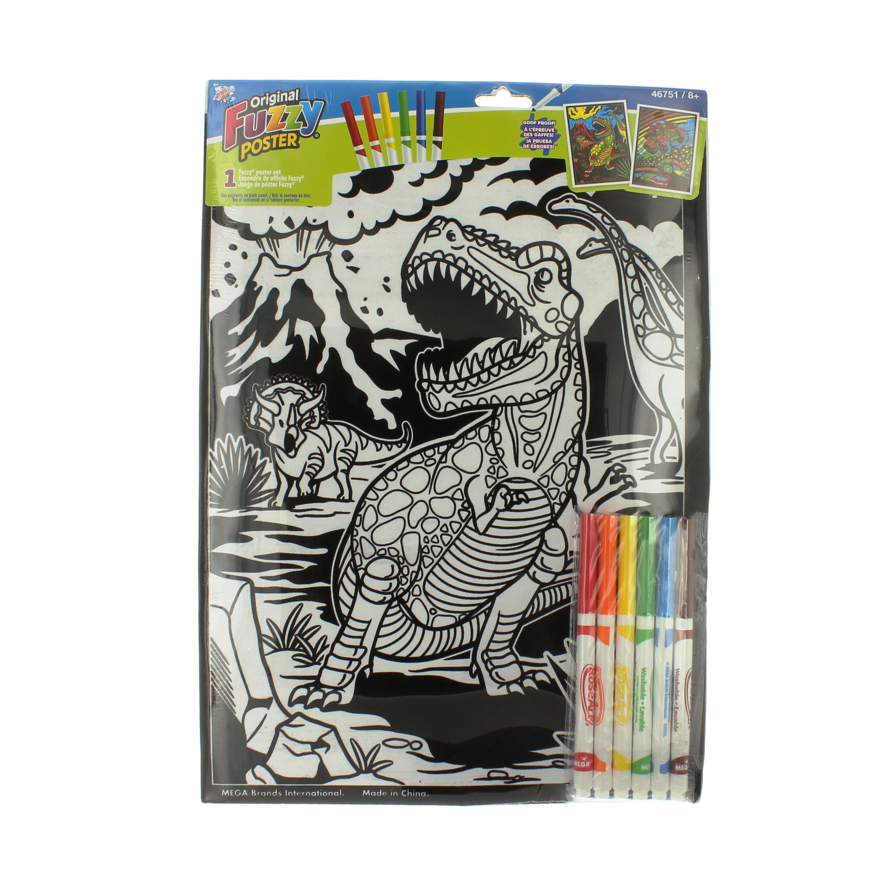 RoseArt Assorted 11" x 15" Fuzzy Posters, Designs May Vary Shop Kits