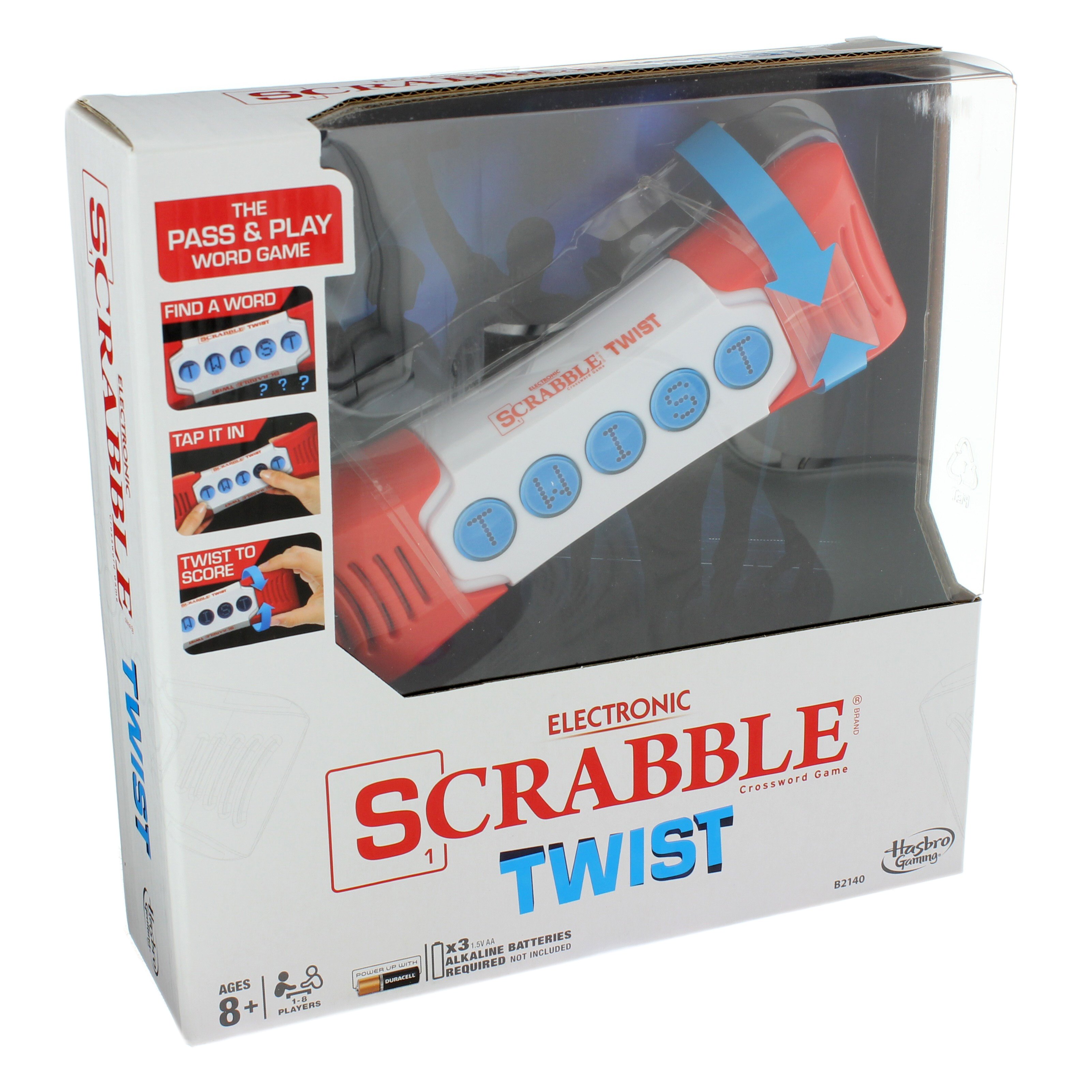 Hasbro Scrabble Twist Electronic Handheld Game with Instructions. Fully  working.