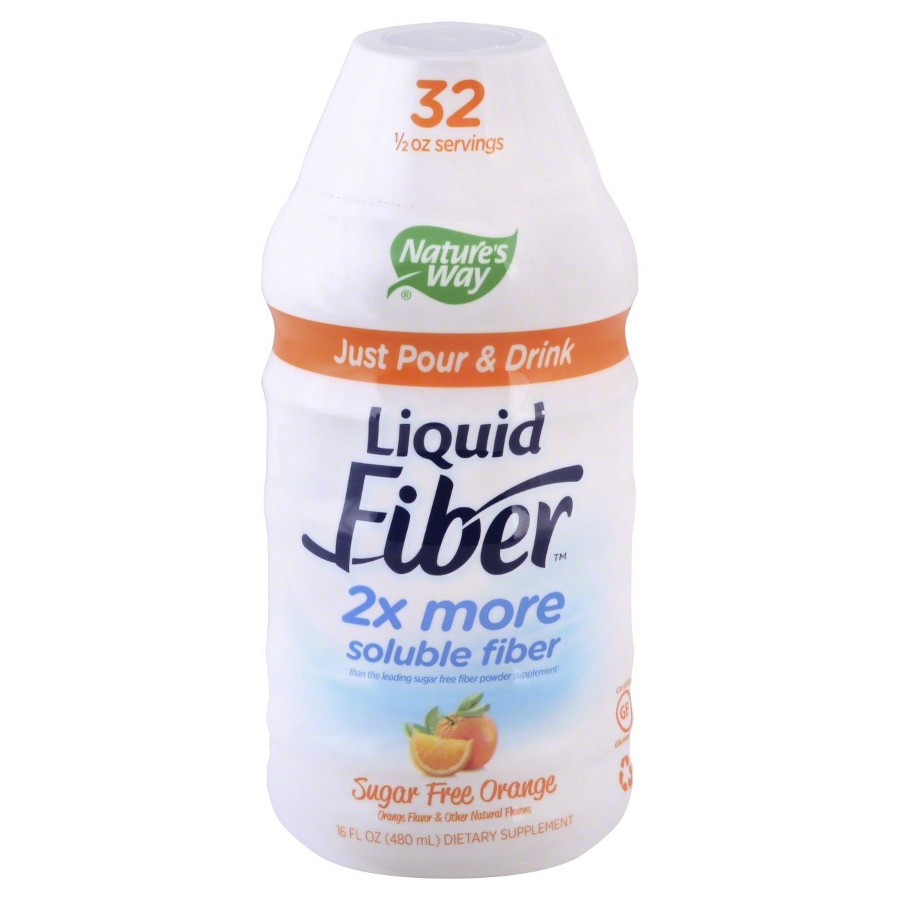 Fiber Choice Fiber, Flavor Drops, Tropical Orange, Digestive