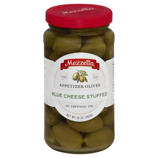 Mezzetta Appetizer Olives Blue Cheese Stuffed Shop Olives at HEB