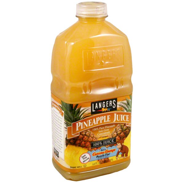 Langers 100 Pineapple Juice With Vitamin C Shop Juice at HEB