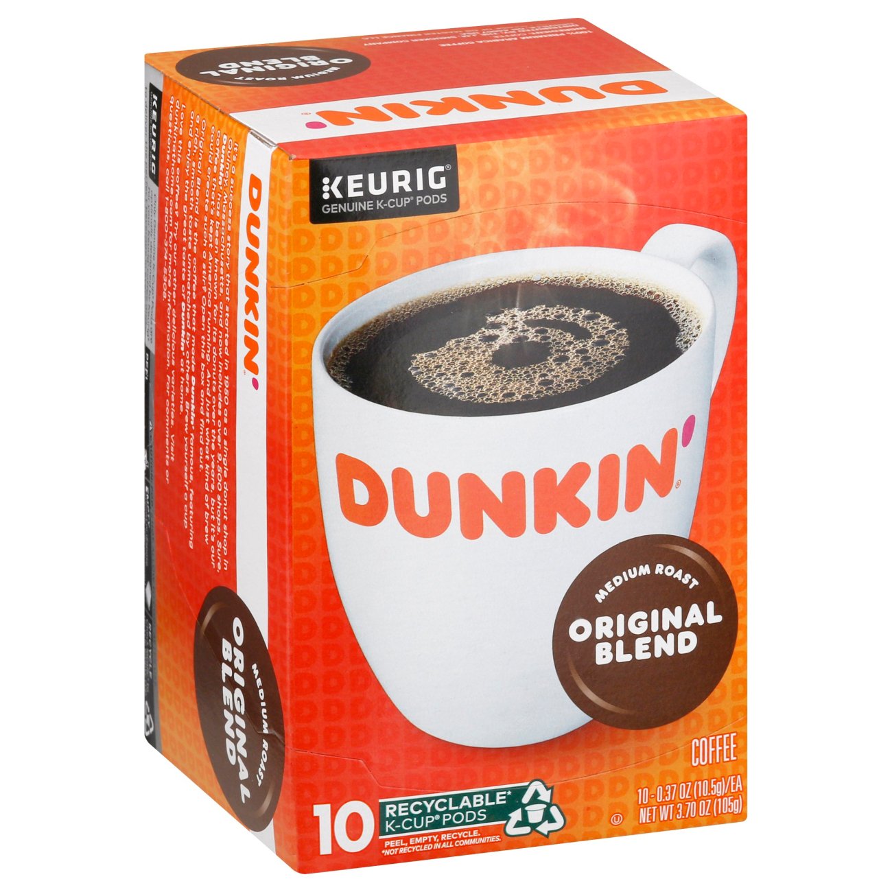 Dunkin Donuts Coffee K Cups - Dunkin Donuts 28937 Original Blend Coffee