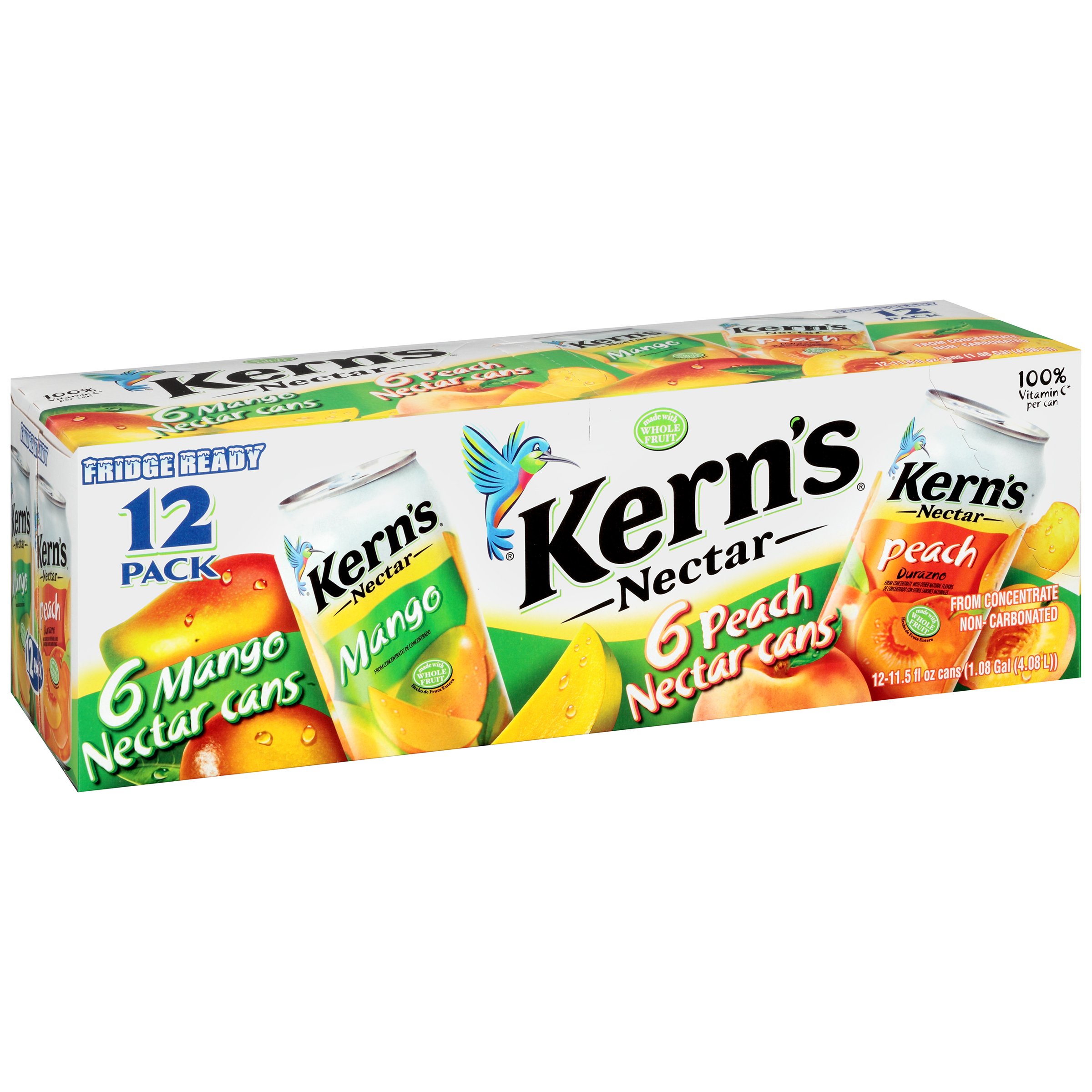 Kern's Nectar Mango & Peach 11.5 oz Cans - Shop Juice at H-E-B