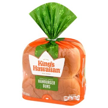 King's Hawaiian Hawaiian Hamburger Buns, 8 ct