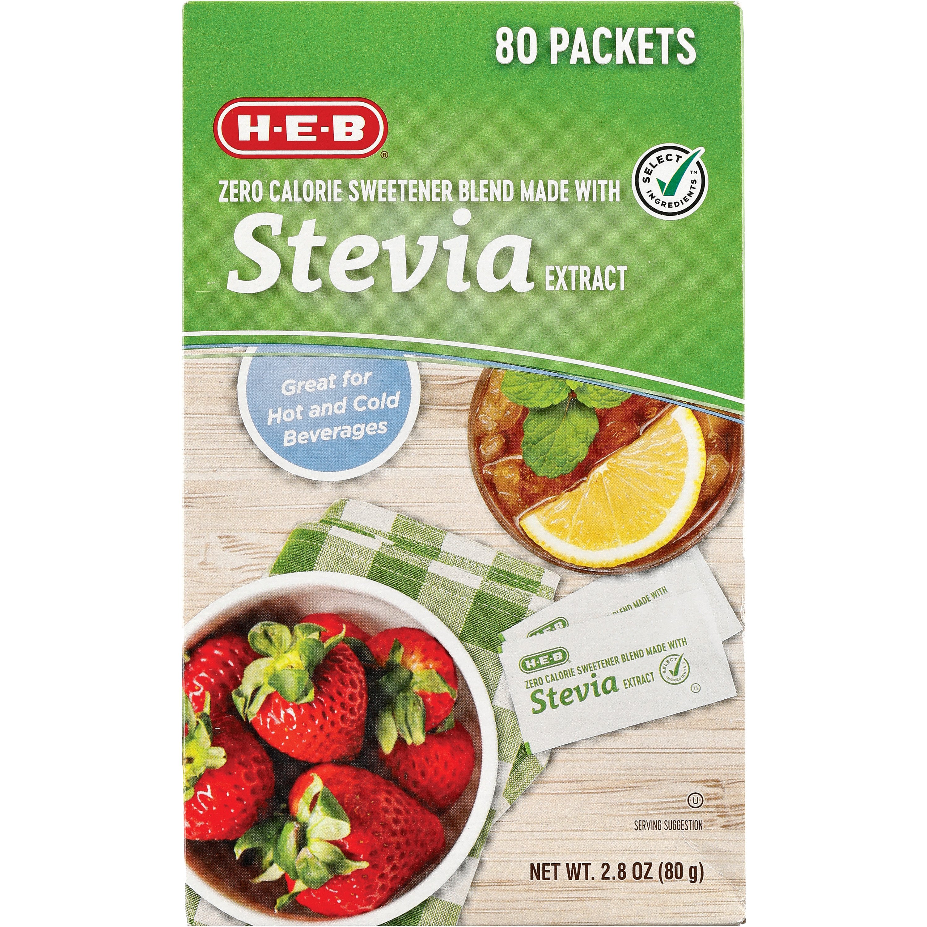 H-E-B Stevia Extract Packets - Shop Sugar Substitutes at H-E-B