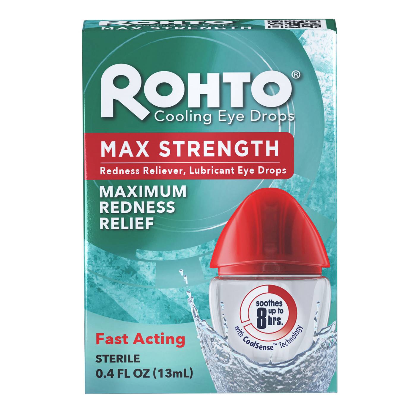 Rohto Max Strength Lubricant Eye Drops; image 1 of 7