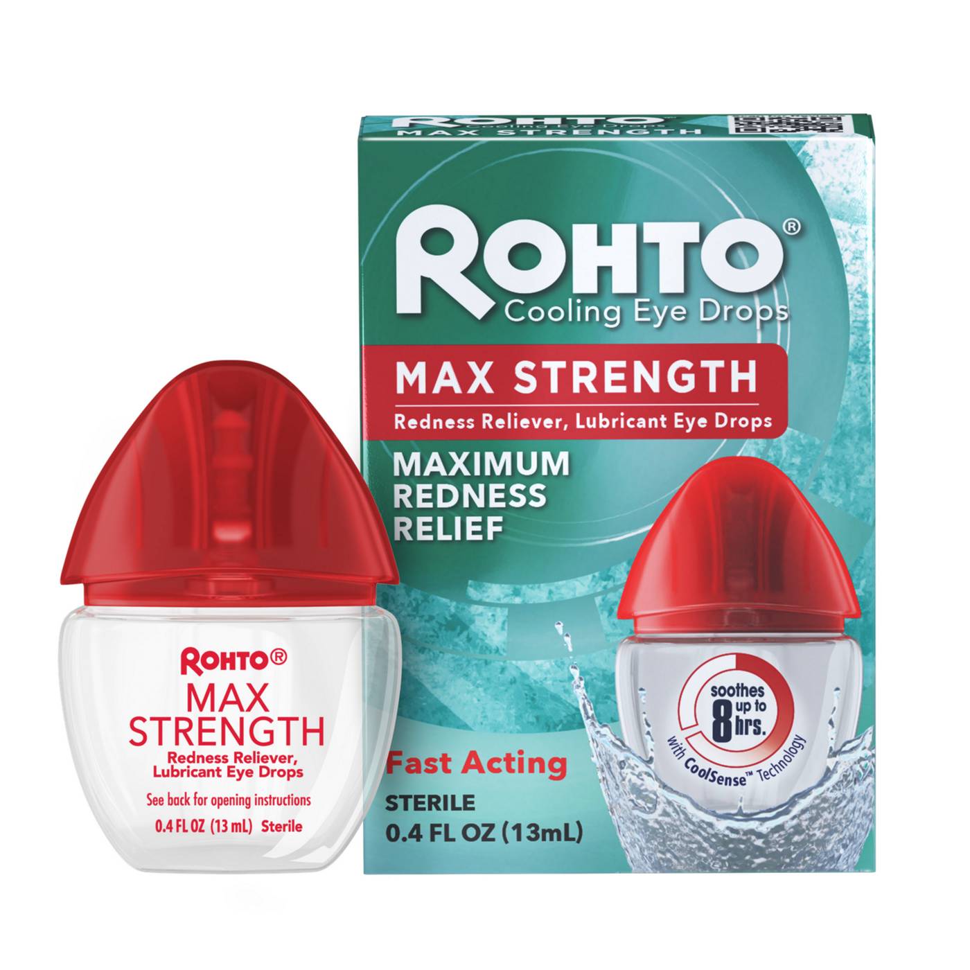Rohto Max Strength Redness Relieving Eye Drops; image 2 of 3