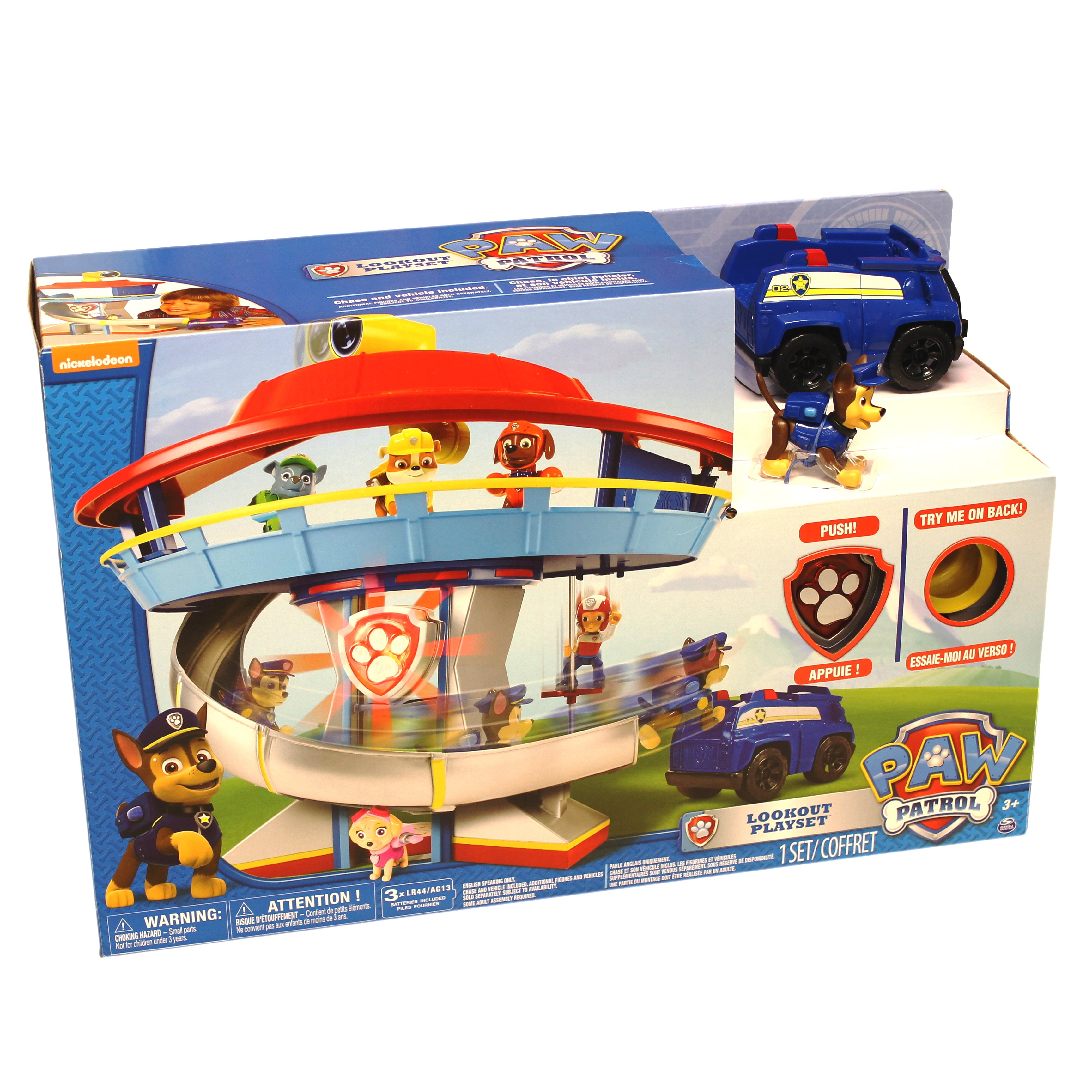 paw patrol chase playset