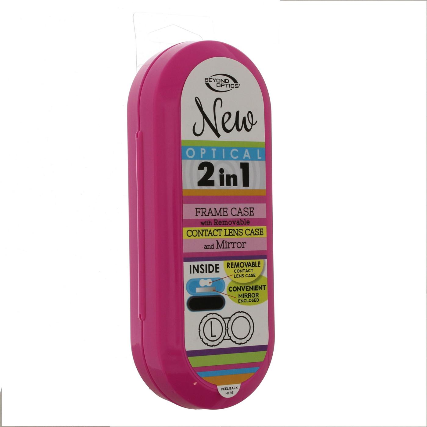 Beyond Optics 2 in 1 Frame and Contact Lens Case, Assorted Colors Shop Eyewear & Accessories