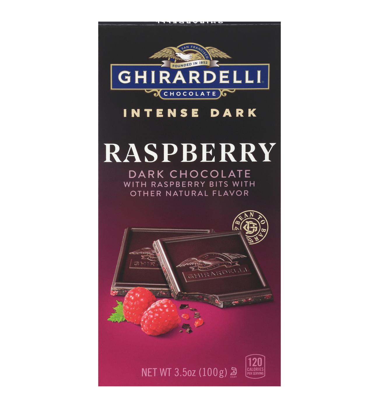 Ghirardelli Intense Dark Raspberry Chocolate Bar; image 1 of 2