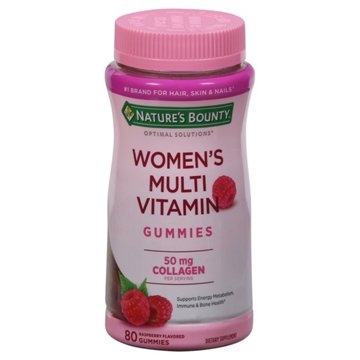 Nature's Bounty Women's Multivitamin Gummies - Raspberry, 80 ct