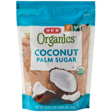 H-E-B Organics Coconut Palm Sugar, 16 oz