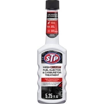 STP High Mileage Fuel Injector & Carburetor Treatment, 5.25 oz