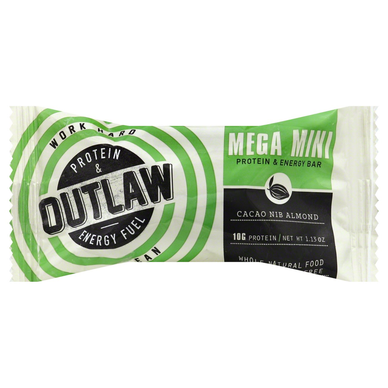 Outlaw Mega Mini Bar, Cacao Nib Almond Shop Granola & snack bars at HEB