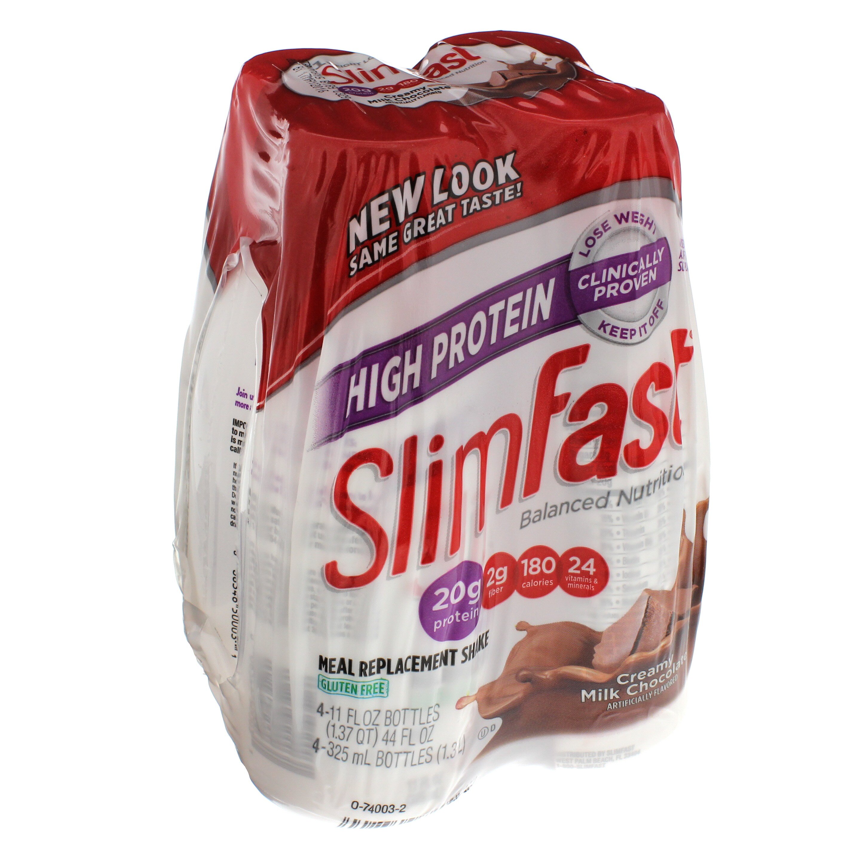 SlimFast High Protein Meal Replacement Shake, Creamy Milk Chocolate