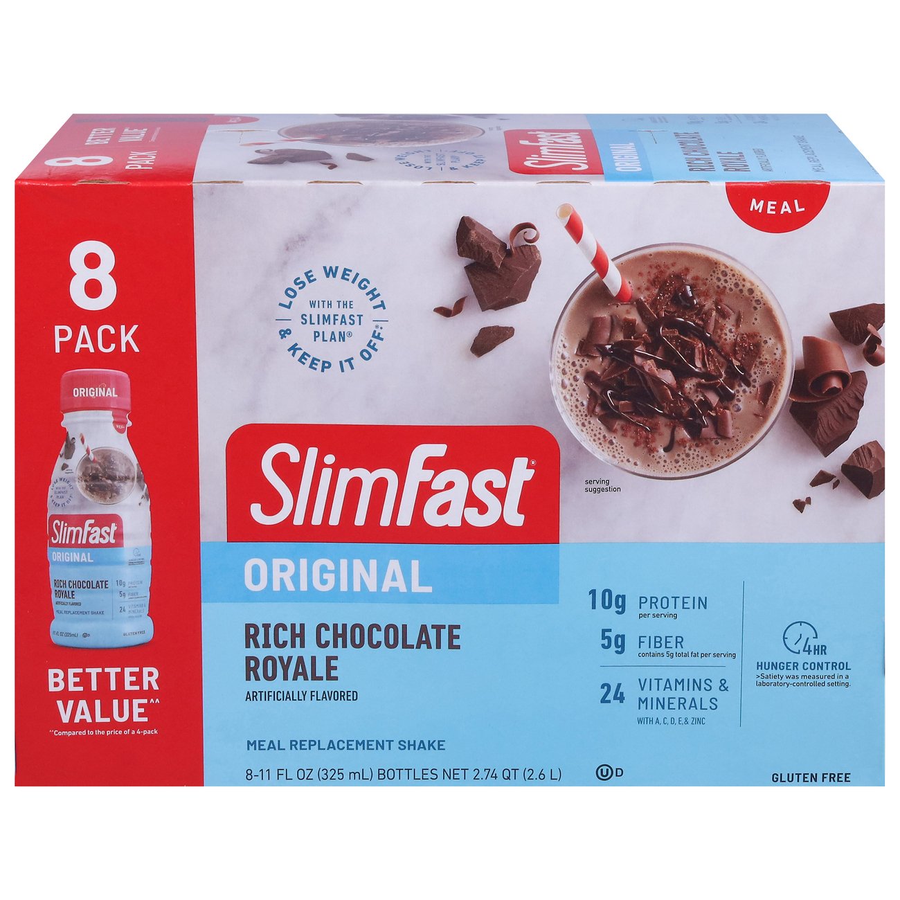 SlimFast Original Meal Replacement Shakes Rich Chocolate Royale, 11