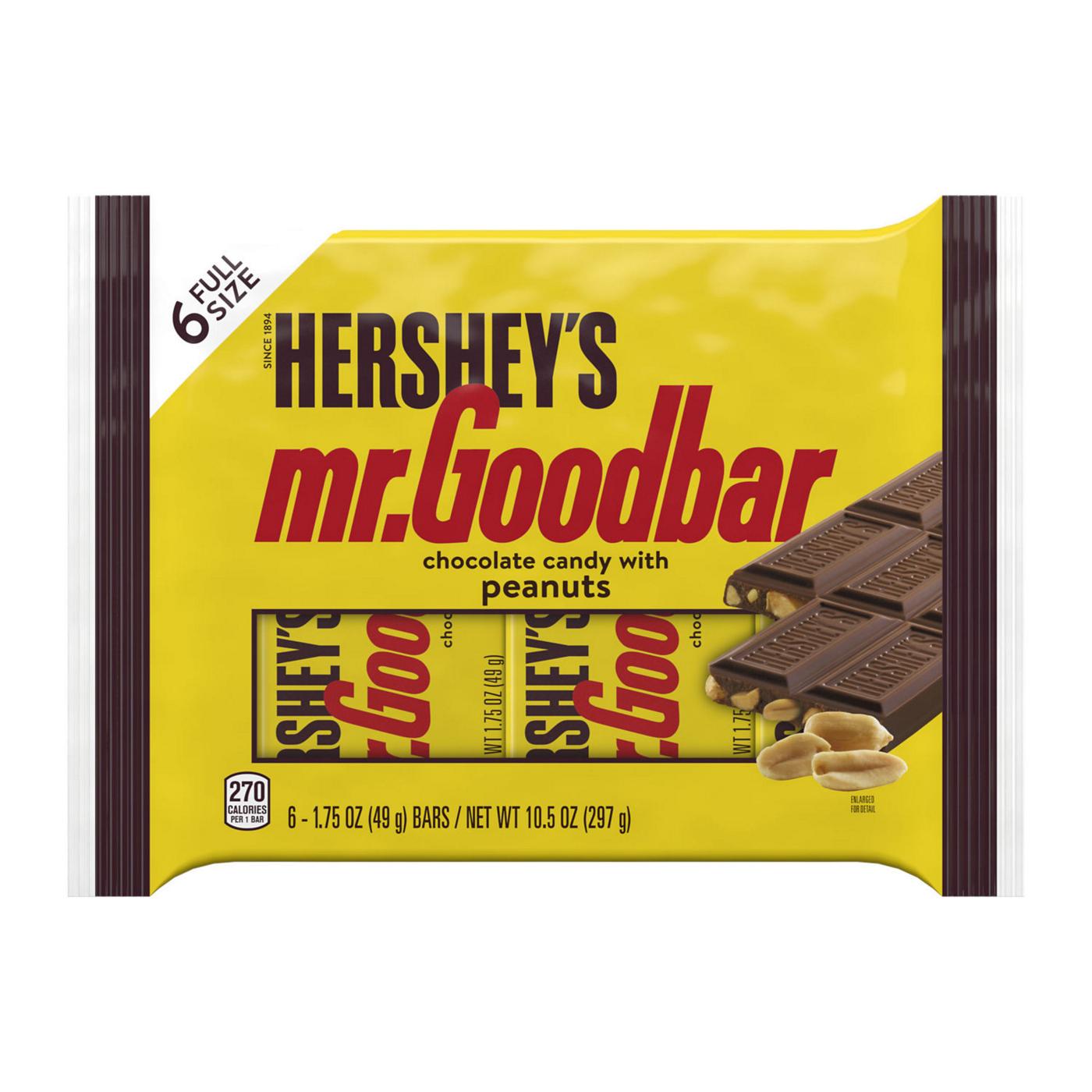 Hershey's mr. Goodbar Full Size Candy Bars; image 1 of 7