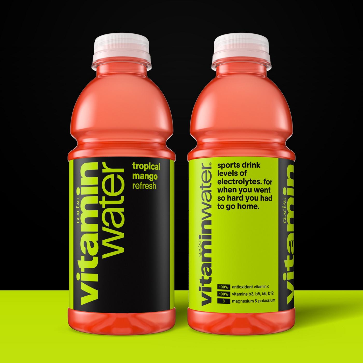 Glaceau Vitaminwater Tropical Mango Nutrient Enhanced Water Beverage; image 2 of 7