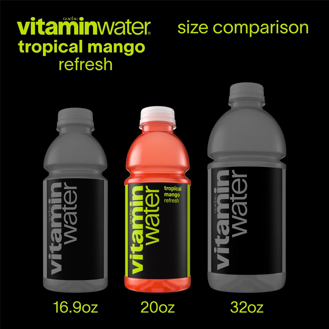 Glaceau Vitaminwater Tropical Mango Nutrient Enhanced Water Beverage; image 4 of 7