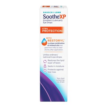 Bausch & Lomb Soothe XP Emollient Lubricant Eye Drops, 0.5 oz