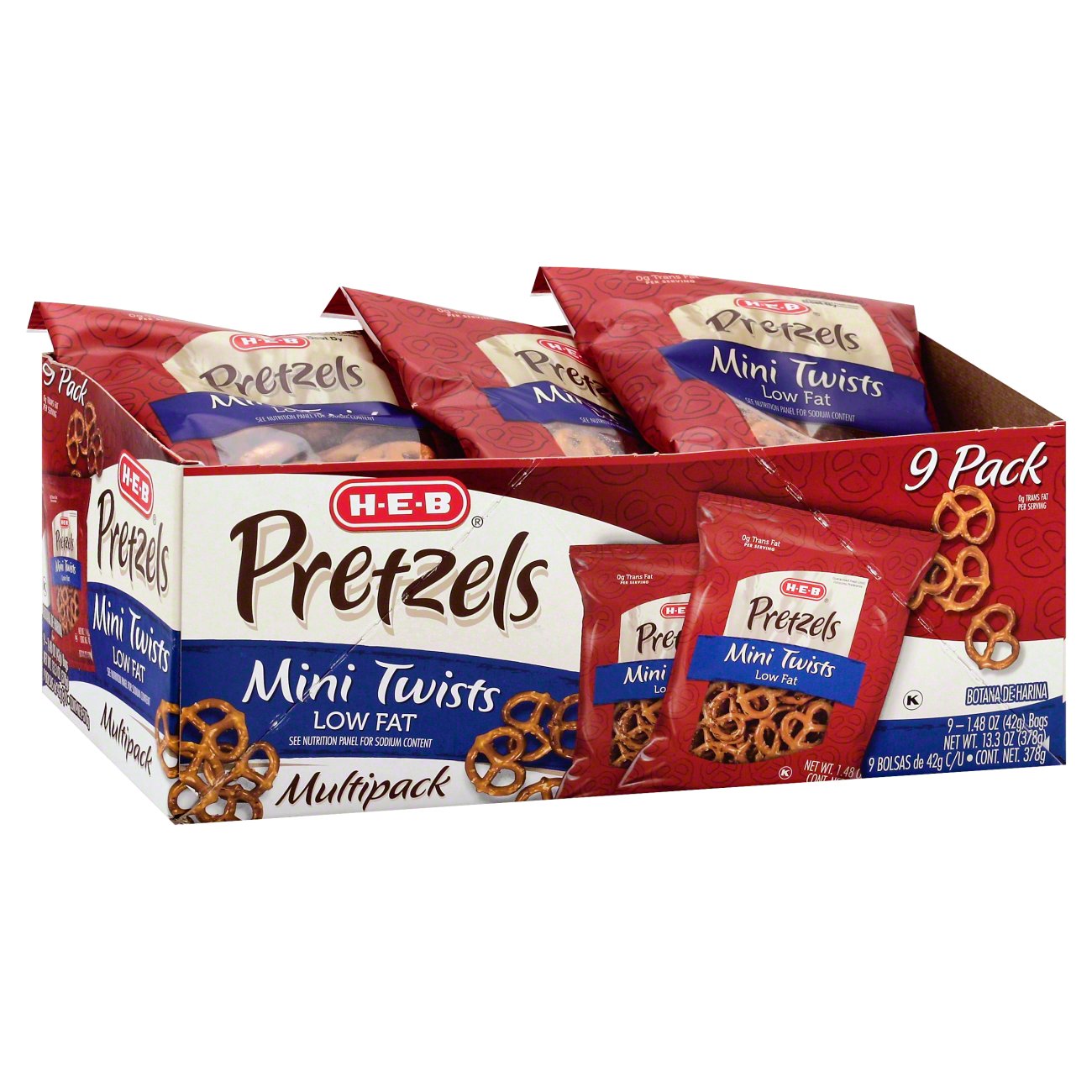 HEB Mini Twist Pretzels, Multipack Shop Chips at HEB