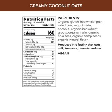 Nature's Path Superfood Oats - Creamy Coconut