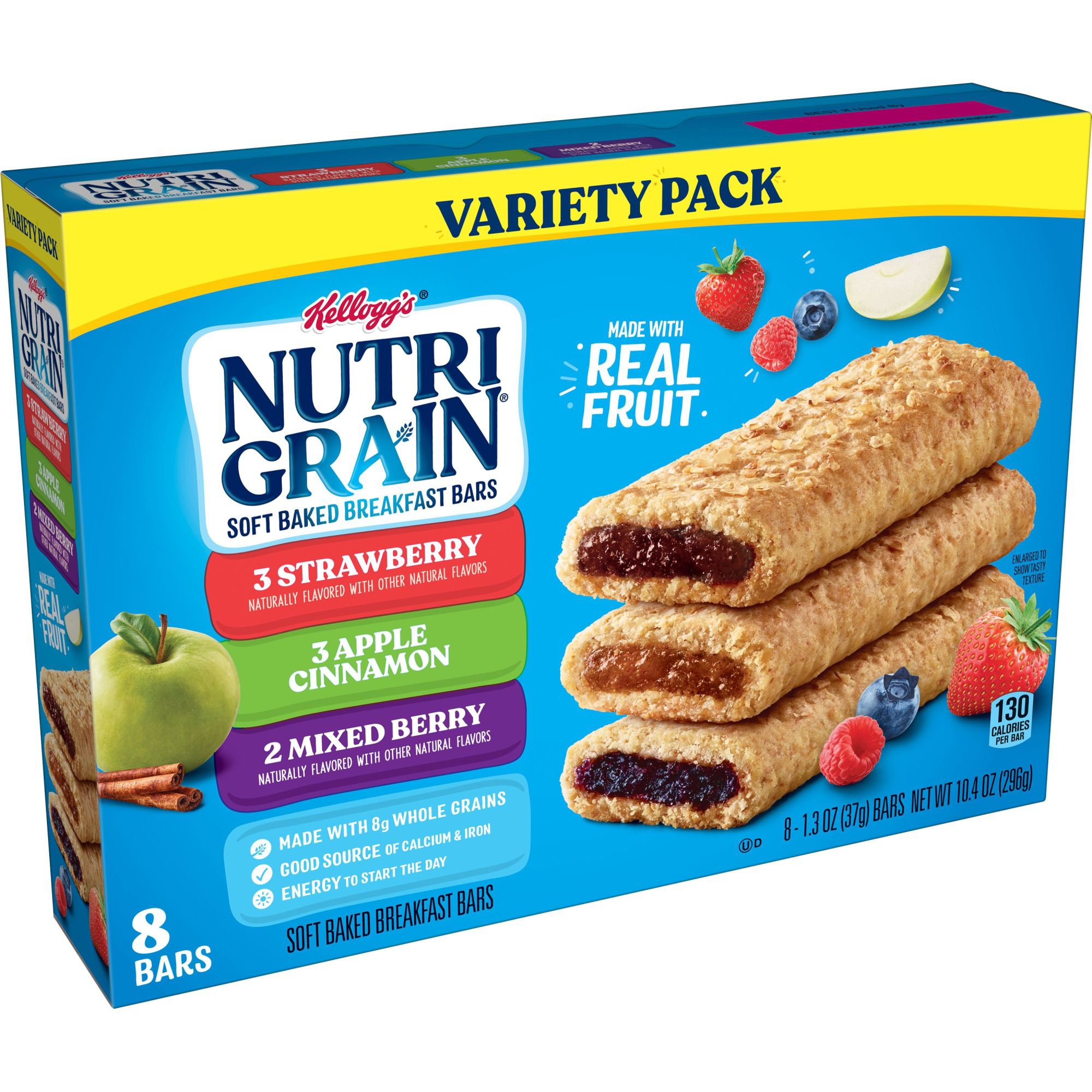 Kellogg's NutriGrain Soft Baked Breakfast Bar Variety Pack Shop