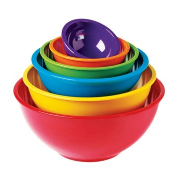 Cocinaware Nesting Bowl Set with Lids, 6 ct