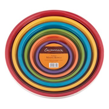 Cocinaware Nesting Bowl Set with Lids, 6 ct