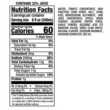 Clamato Limón Tomato Cocktail Mixer