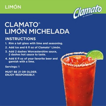 Clamato Limón Tomato Cocktail Mixer