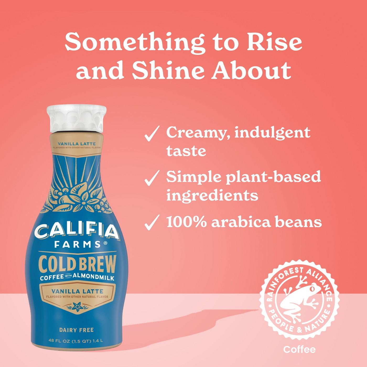 Califia Farms Cold Brew Coffee & Almond Milk Vanilla Latte; image 2 of 2