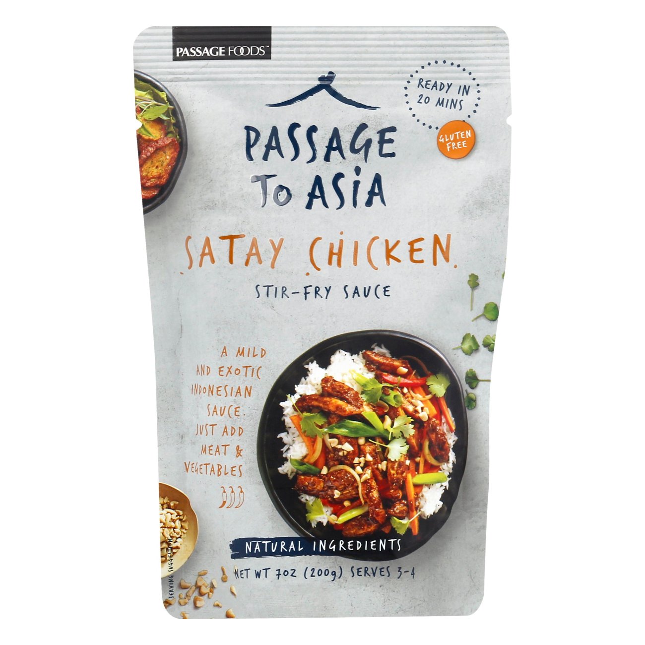 Passage Foods Satay Chicken Stir Fry Sauce Shop Cooking sauces at HEB
