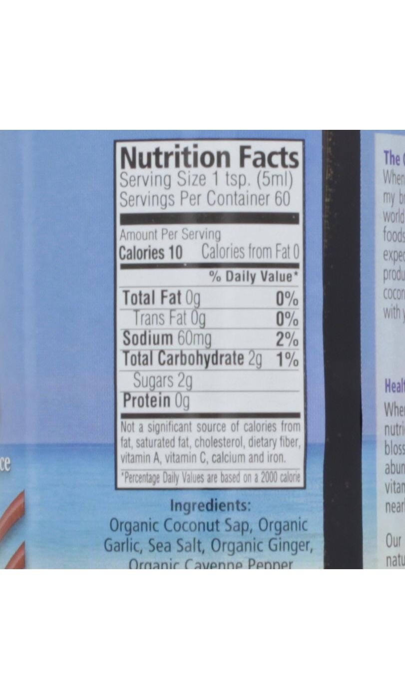 Coconut Secret Coconut Aminos Garlic Sauce Shop Specialty sauces at HEB
