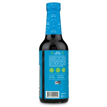Nutiva Gluten Free Soy Free Coconut Aminos Garlic Sauce, 10 oz