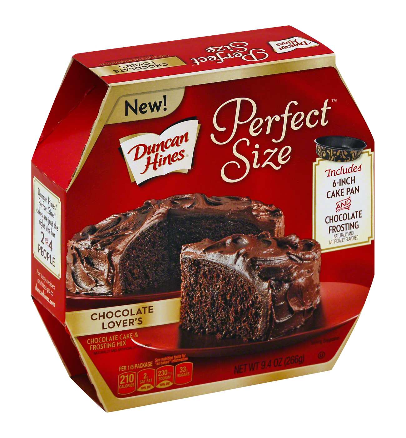 Duncan Hines Perfect Size Chocolate Lovers Cake Mix; image 1 of 2