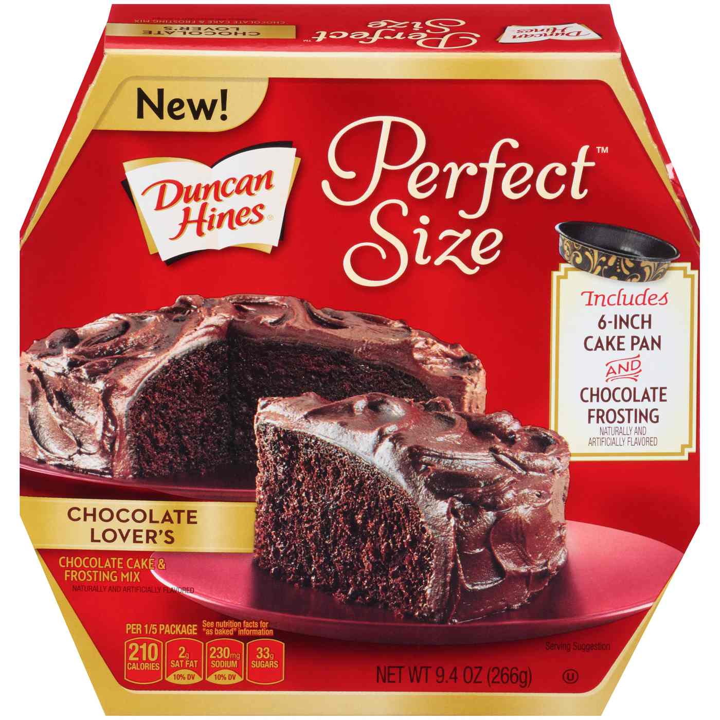 Duncan Hines Perfect Size Chocolate Lovers Cake Mix; image 2 of 2