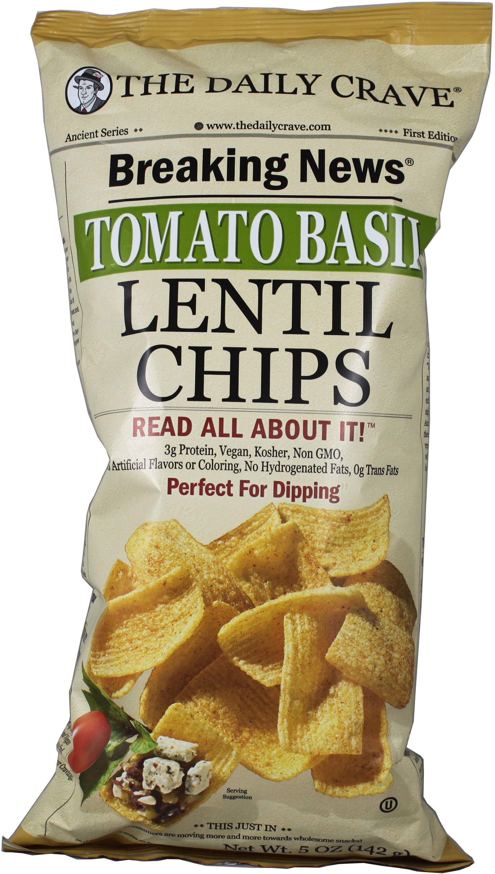 The Daily Crave Tomato Basil Lentil Chips Shop The Daily Crave Tomato