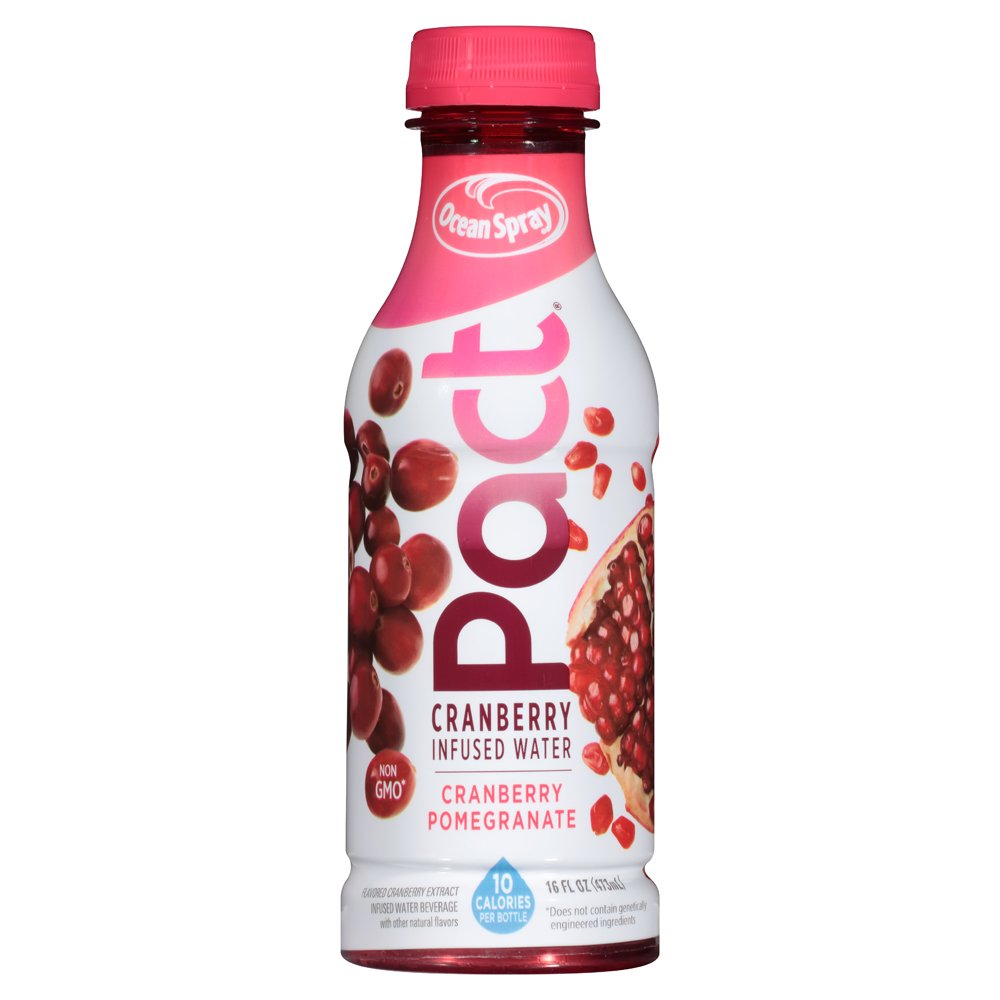 Ocean Spray Pact Cranberry Pomegranate Infused Water Shop Juice at HEB