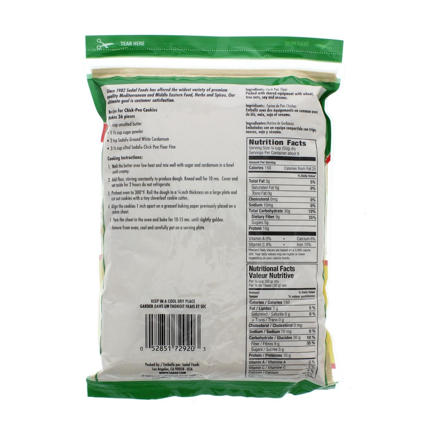 Sadaf Chick Pea Flour Fine Shop Flour at HEB