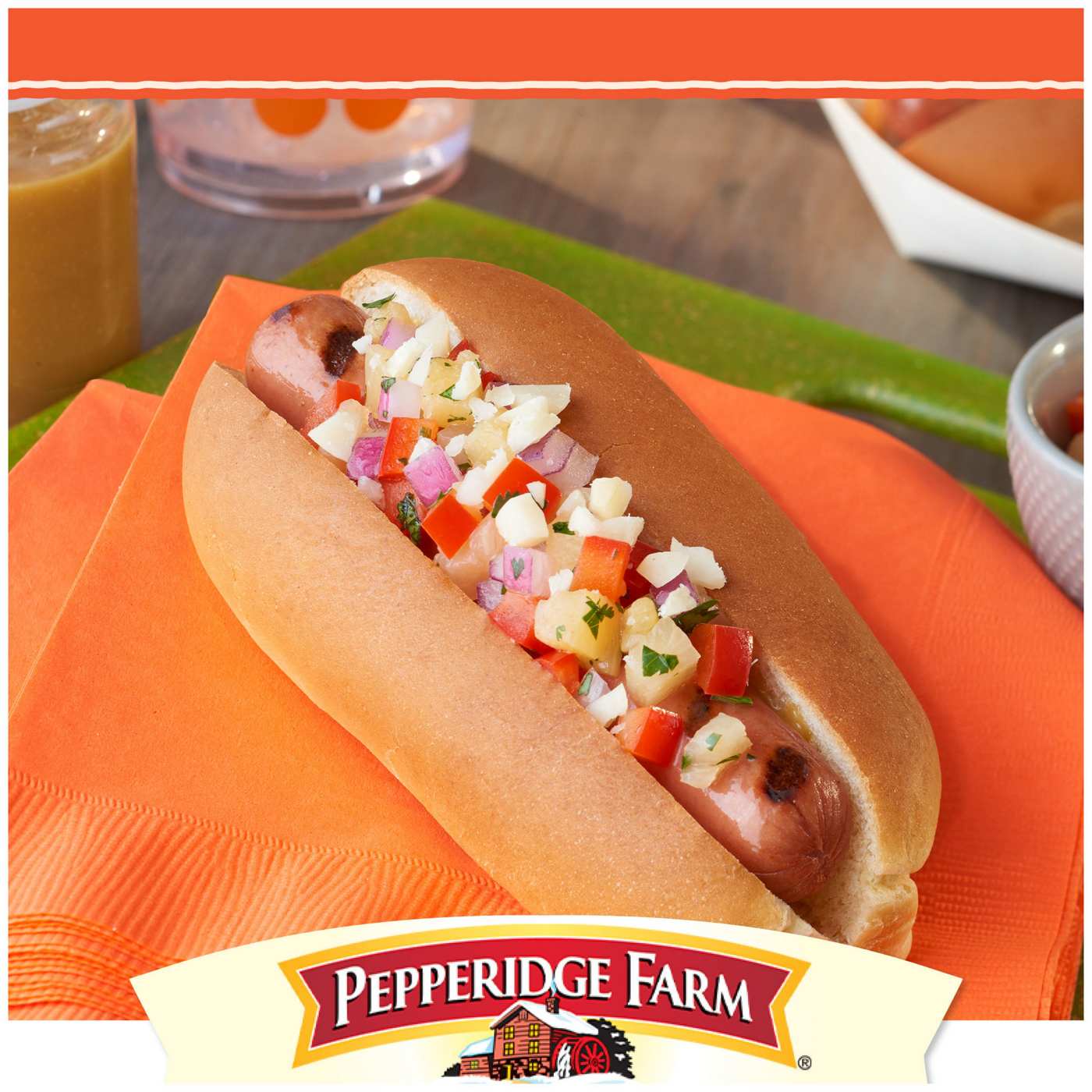 Pepperidge Farm Top Sliced Sweet Hawaiian Hot Dog Buns; image 3 of 9