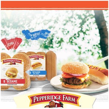 Pepperidge Farm Top Sliced Sweet Hawaiian Hot Dog Buns, 14 oz
