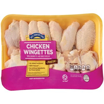 Hill Country Fare Chicken Wingettes, Avg. 1.86 lbs